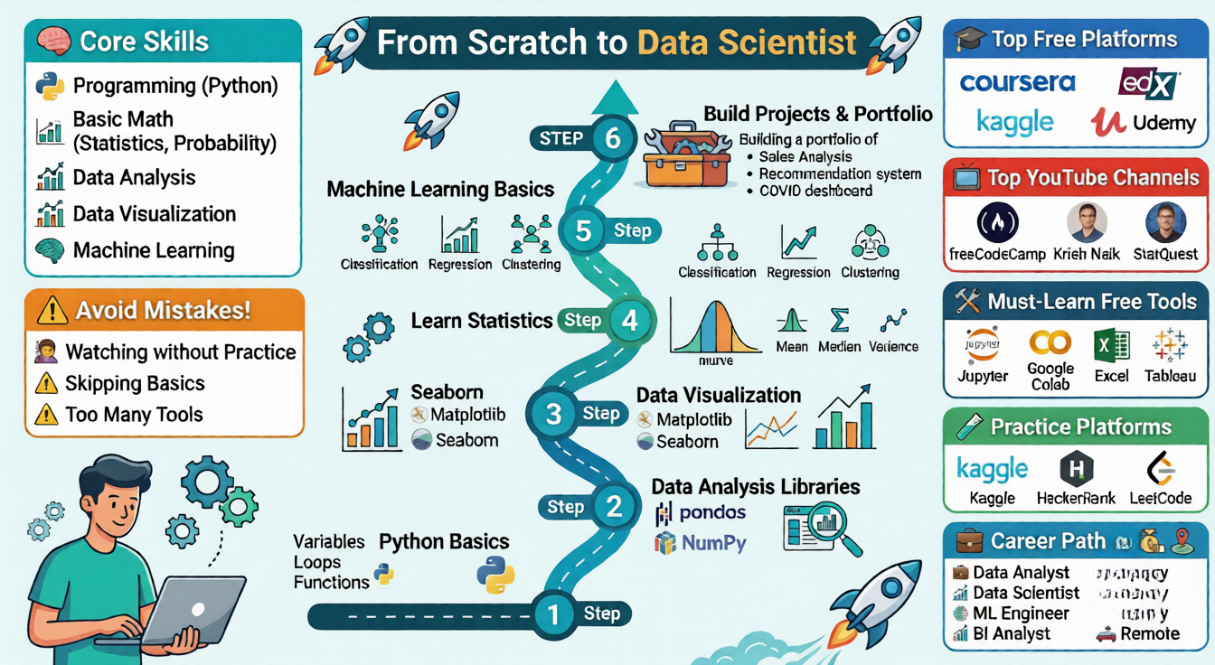 learn data science from scratch